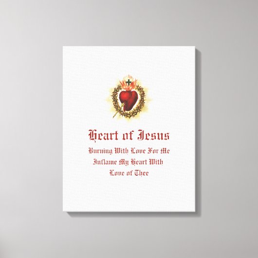 Heiliges Herz Jesu Leinwand Kunst (Vorderseite)