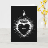 Heiliges Herz Jesu Männer Frauen Jesus Christus Ch Karte (Gelbe Blume)