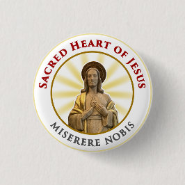 Heiliges Herz Jesu Miserere Nobis Button