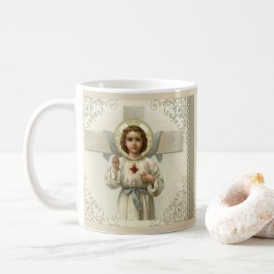 Heiliges Herz Jesu mit Kreuz Kaffeetasse