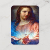 Heiliges Herz Jesu mit Schändchengebet Begleitkarte (Vorderseite)