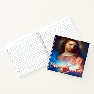 Heiliges Herz Jesu mit Schändchengebet Notizblock