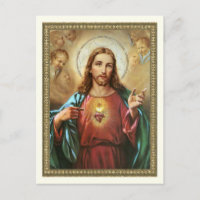 Heiliges Herz Jesu Religiös Vintag