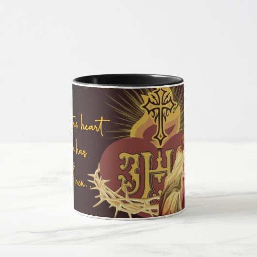 Heiliges Herz Jesu Religiöse göttliche Barmherzigk Tasse (Zentrum)