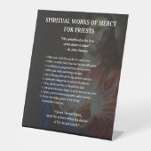 Heiliges Herz Jesu Spirituelle Werke für Priester Sockelschild (Vorderseite)