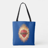 Heiliges Herz Jesu Tote Tasche (Rückseite)