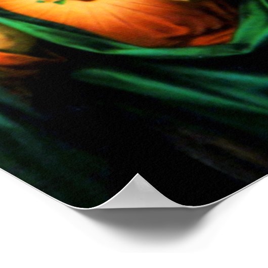 Heiliges Herz Jesu & Unbeflecktes Herz Marias Poster (Ecke)