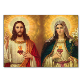 Heiliges Herz Jesu und Jungfrau Maria Tischnummer