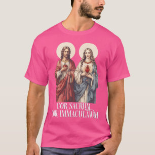 Heiliges Herz Jesu und unbeflecktes Herz Marias T-Shirt