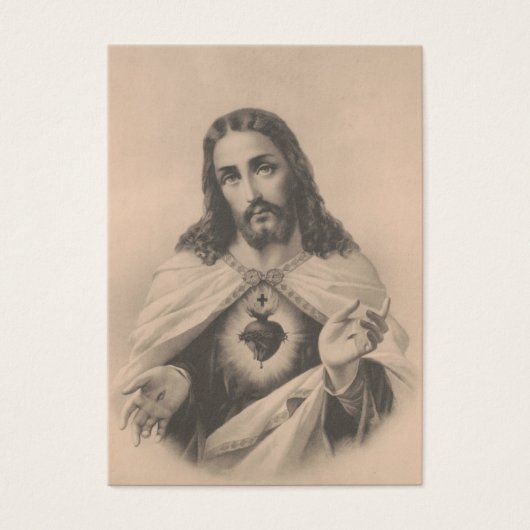 Heiliges Herz Jesu verspricht St. Margaret Mary (Vorderseite)