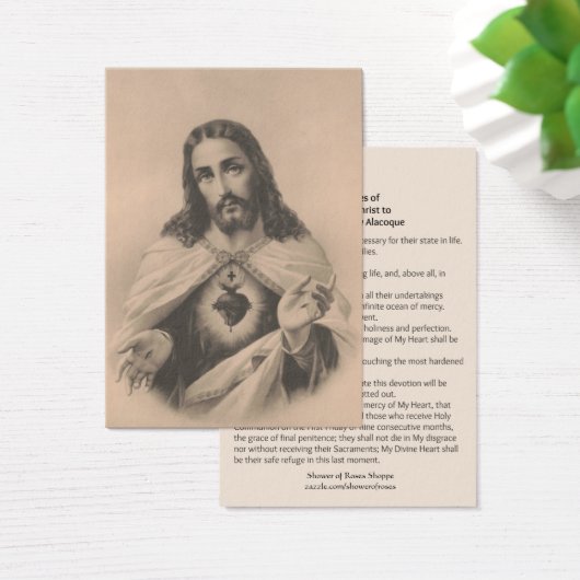 Heiliges Herz Jesu verspricht St. Margaret Mary (Schreibtisch)