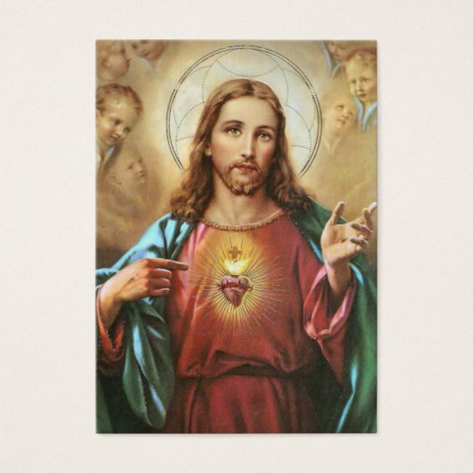 Heiliges Herz Jesu verspricht St. Margaret Mary (Vorderseite)