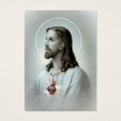 Heiliges Herz Jesus katholische Beerdigung Gebetsk (Vorderseite)