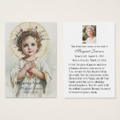 Heiliges Herz Jesus katholische Beerdigung Heilige (Vorne & Hinten)