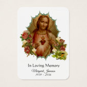 Heiliges Herz Jesus katholische Beerdigung Heilige (Vorderseite)