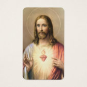 Heiliges Herz Jesus katholische Bestattungskarte - (Vorderseite)