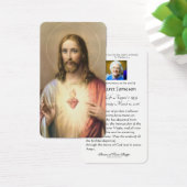 Heiliges Herz Jesus katholische Bestattungskarte - (Schreibtisch)