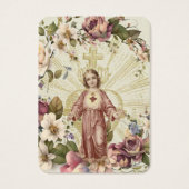 Heiliges Herz Jesus katholische Erinnerung Gebet (Vorderseite)