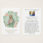 Heiliges Herz Jesus katholische Trauerdenkmal (Vorne & Hinten)