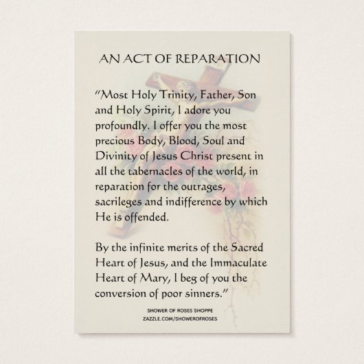 Heiliges Herz Jesus katholische Wiedergutmachung G (Rückseite)