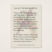 Heiliges Herz Jesus katholische Wiedergutmachung G (Rückseite)