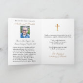 Heiliges Herz Jesus katholisches Beileid Vielen Da Dankeskarte (Innenseite)