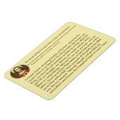 Heiliges Herz Jesus Konsecration Renewal Gebet Magnet (Linke Seite)