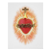 Heiliges Herz Jesus Poster (Vorderseite)