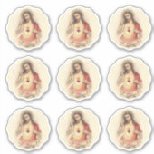 Heiliges Herz Jesus Religiöse göttliche Barmherzig Aufkleber (Vorderseite)