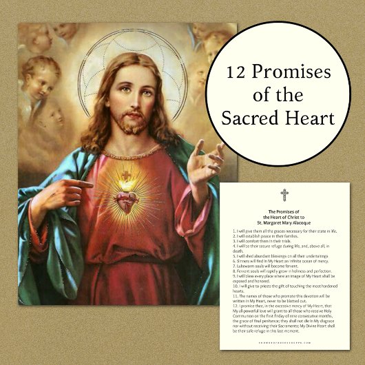 Heiliges Herz Jesus Religiöse Versprechen katholis