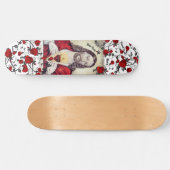 Heiliges Herz Jesus Skateboard DEINEN NAMEN (Horizontal)