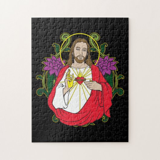 Heiliges Herz Jesuss Puzzle (Vertikal)