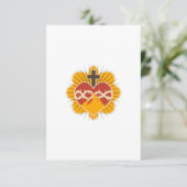 Heiliges Herz katholisch Dankeskarte (Stehend Vorderseite)