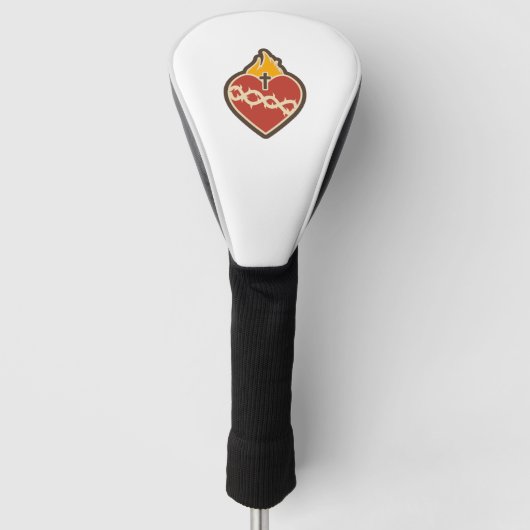 Heiliges Herz katholisch Golf Headcover (Vorderseite)
