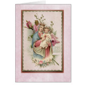 Heiliges Herz Marys von rosa Rosen Jesuss religiös (Vorne)