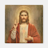 Heiliges Herz mit Halo Magnet (Vorne)