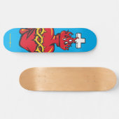 Heiliges Herz Skateboard (Horizontal)
