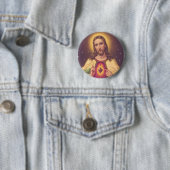 Heiliges Herz von Jesus Button (Beispiel)