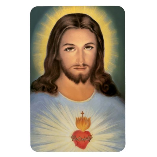 Heiliges Herz von Jesus Flexi Magnet (Vertikal)
