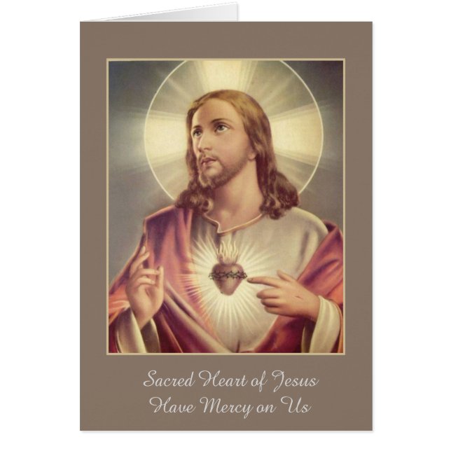 Heiliges Herz von Jesus-Herzen mit den Dornen (Vorne)