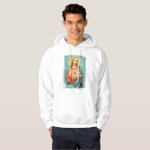 Heiliges Herz von Jesus Hoodie (Vorne ganz)