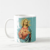 Heiliges Herz von Jesus Kaffeetasse (Links)