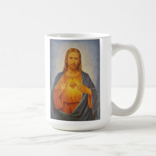 Heiliges Herz von Jesus Kaffeetasse (Rechts)