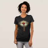Heiliges Herz von Jesus-Kreuz T-Shirt (Vorne ganz)