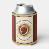 Heiliges Herz von Jesus Meek und Humble Dosenkühler (Kanne Vorderseite)