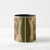 Heiliges Herz von Jesus mit Lamm u. Blumen Tasse (Zentrum)