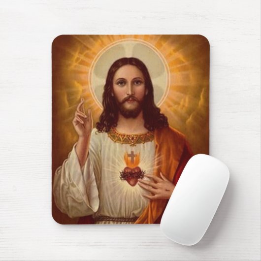 Heiliges Herz von Jesus Mousepad (Mit Mouse)