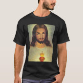 Heiliges Herz von Jesus T-Shirt (Vorderseite)
