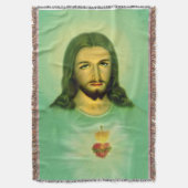Heiliges Herz von Jesus werfen Blanket Decke (Vorderseite Vertikal)