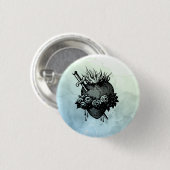 Heiliges Herz von Maria Button (Vorne & Hinten)